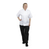 Giacca da cucina bianca a maniche corte Boston - Taglia L - Whites Chefs Clothing - Fourniresto