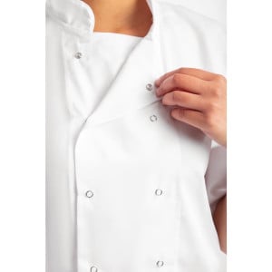 Giacca da cucina bianca a maniche corte Boston - Taglia XXL - Whites Chefs Clothing - Fourniresto