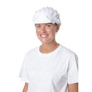 Charlotte Bianca in Policotone - Taglia Unica - Whites Chefs Clothing - Fourniresto