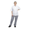 Pantaloni da cucina unisex Vegas a quadretti blu e bianchi - Taglia M - Whites Chefs Clothing - Fourniresto