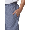 Pantaloni da cucina unisex Vegas a quadretti blu e bianchi - Taglia XXL - Whites Chefs Clothing - Fourniresto