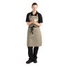 Grembiule Bavaglino Oliva in Policotone 711 x 965 mm - Whites Chefs Clothing - Fourniresto