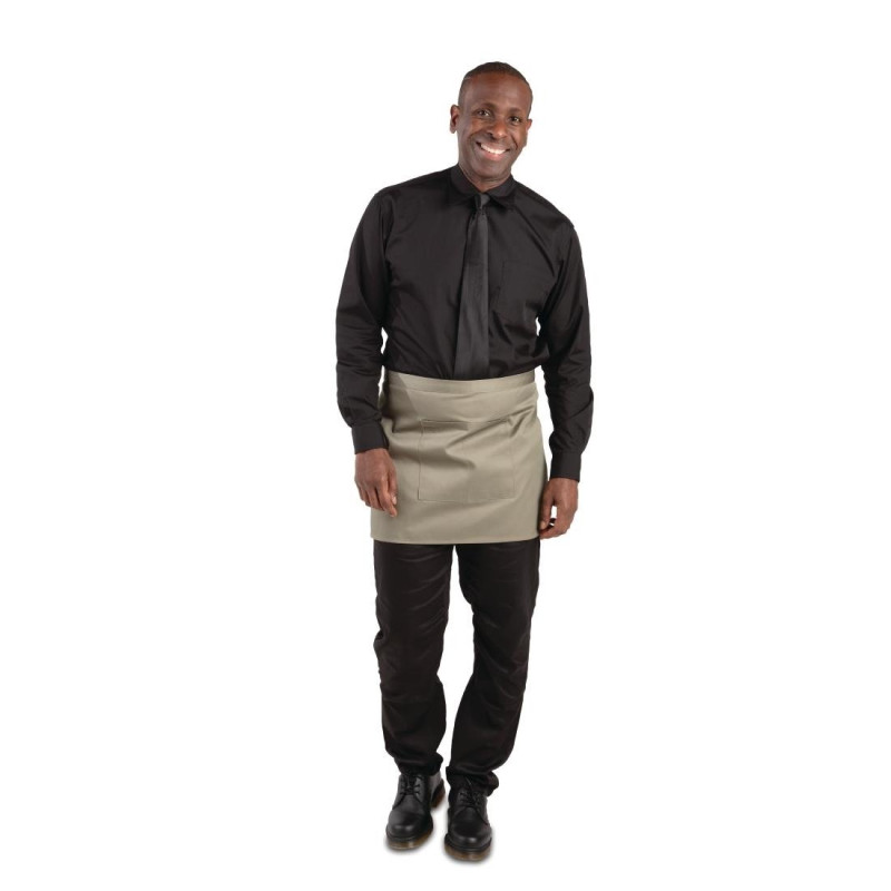 Tablier de Serveur Court Olive en Polycoton 373 x 750 mm - Whites Chefs Clothing - Fourniresto Tablier de Serveur Court Olive en Polycoton 373 x 750 mm - Whites Chefs Clothing - Fourniresto