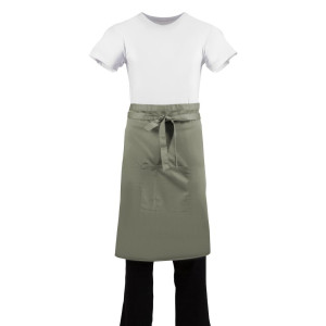 Grembiule da cameriere Oliva in policotone 1000 x 700 mm - Whites Chefs Clothing - Fourniresto