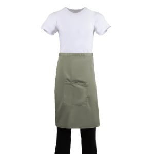 Grembiule da cameriere Oliva in policotone 1000 x 700 mm - Whites Chefs Clothing - Fourniresto