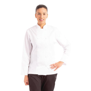 Giacca da cucina unisex bianca a maniche lunghe Calgary - Taglia L - Chef Works - Fourniresto