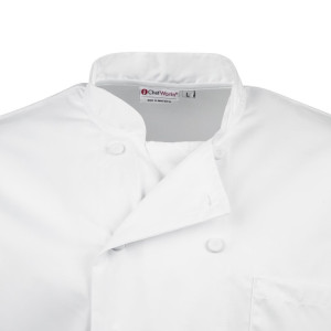 Giacca da cucina unisex bianca a maniche lunghe Calgary - Taglia L - Chef Works - Fourniresto