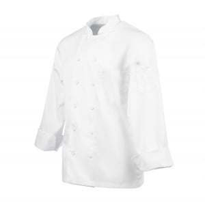 Giacca da cucina unisex bianca a maniche lunghe Calgary - Taglia M - Chef Works - Fourniresto