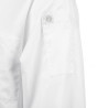 White Unisex Long Sleeve Calgary Kitchen Jacket - Size S - Chef Works - Fourniresto