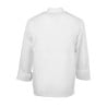 White Unisex Long Sleeve Calgary Kitchen Jacket - Size XL - Chef Works - Fourniresto