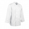 White Unisex Long Sleeve Calgary Kitchen Jacket - Size XXL - Chef Works - Fourniresto