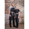 Grembiule Bavaglino Denim Nero Southside in Policotone 700 x 1000 mm - Whites Chefs Clothing - Fourniresto