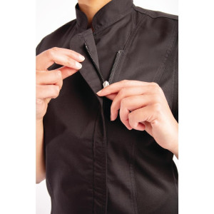 Giacca da cucina nera con zip per donna Springfield - Taglia XL - Chef Works - Fourniresto