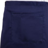 Grembiule da cameriere corto blu scuro in policotone 373 x 750 mm - Whites Chefs Clothing - Fourniresto