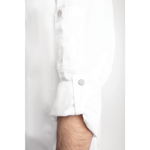 Giacca da cucina unisex con zip bianca Hartford - Taglia L - Chef Works - Fourniresto