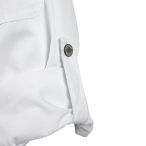 Giacca da cucina unisex con zip bianca Hartford - Taglia L - Chef Works - Fourniresto