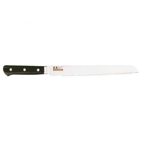 Coltello da pane con lama dentellata dolce 24 cm di qualità giapponese Masahiro