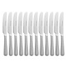 Dessert Knife Bead with Solid Handle - Set of 12 - Olympia - Fourniresto