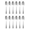 Round Stainless Steel Bead Soup Spoon - Set of 12 - Olympia - Fourniresto