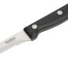 Coltello da carne con manico nero lama dentata 215 mm - Lotto da 12 - Olympia - Fourniresto