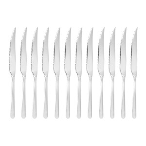 Couteau À Viande Ou À Pizza Miroir 235 Mm - Lot De 12 - Olympia - Fourniresto