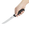 Serrated Black Office Knife 12.5 cm Blade - Hygiplas - Fourniresto