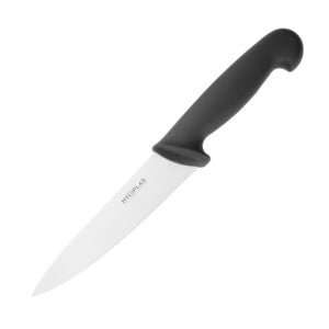 Coltello da cucina lama nera 16 cm - Hygiplas - Fourniresto