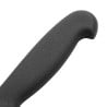 Coltello per affettare dentato lama nera 30,5 cm - Hygiplas - Fourniresto