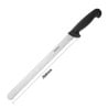 Serrated Black Carving Knife Blade 30.5 cm - Hygiplas - Fourniresto