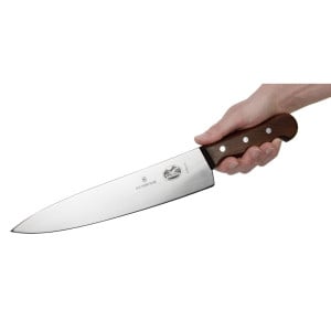 Coltello da cucina con manico in legno lama 25,5 cm - Victorinox - Fourniresto