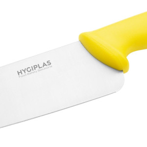 Yellow Chef's Knife Blade 25.5 cm - Hygiplas - Fourniresto