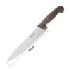 Coltello da cucina marrone lama 21,5 cm - Hygiplas - Fourniresto