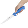 Coltello a filetto lama blu 15 cm - Hygiplas - Fourniresto