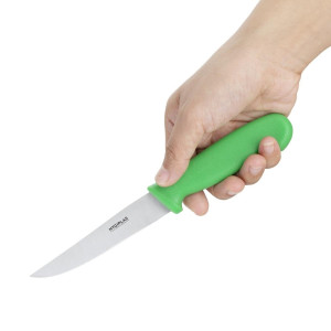 Vegetable Knife Green Blade 10 cm - Hygiplas - Fourniresto