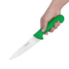 Coltello da cucina lama verde 16 cm - Hygiplas - Fourniresto