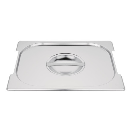 Coperchio Gn 1/2 In Acciaio Inox Per Contenitore Con Maniglie - Vogue - Fourniresto