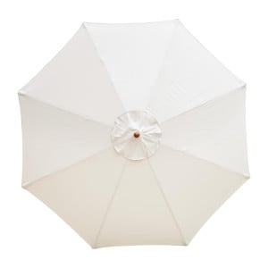 Parasol Crème Rond Ø 2,5 M - Bolero - Fourniresto