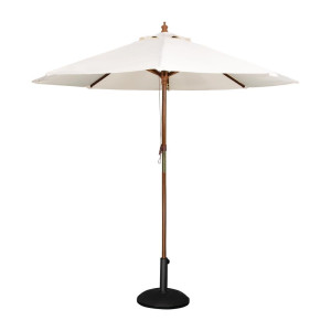 Parasol Crème Rond Ø 3 M - Bolero - Fourniresto