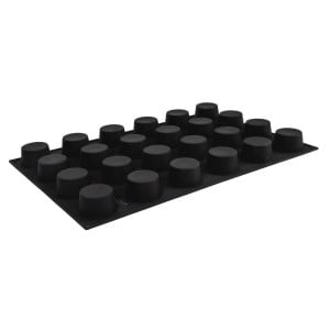 Stampo per dolci antiaderente in silicone 24 muffin Ø 75 mm - FourniResto - Fourniresto