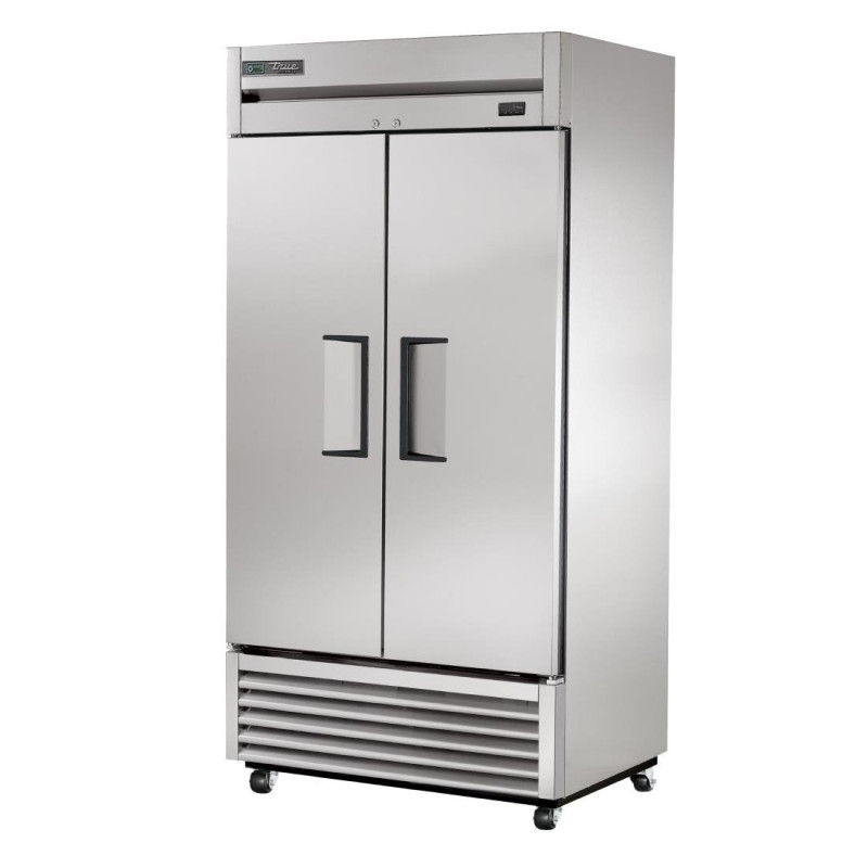 Frigo positivo in acciaio inox e alluminio a 2 porte 991 L - TRUE - Fourniresto