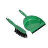 Set Scopa con Setole Morbide e Paletta Verde - Jantex - Fourniresto