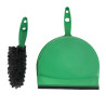 Set Scopa con Setole Morbide e Paletta Verde - Jantex - Fourniresto