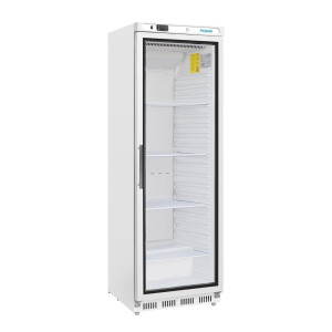 White 400 L Positive Refrigerated Display Case - Polar - Fourniresto