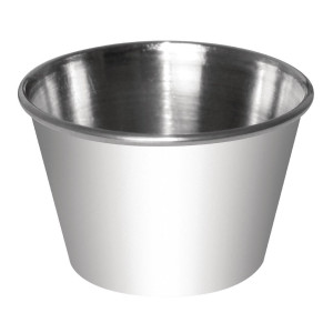 Vaso per salsa in acciaio inossidabile da 230 ml - Lotto da 12 - Olympia - Fourniresto