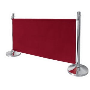 Barriera In Tela Rossa E Fissaggi - Bolero - Fourniresto