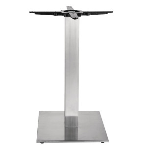 Piede Tavolo Quadrato In Acciaio Inox 720 X 430 Mm - Bolero - Fourniresto