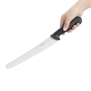 Coltello da pasticceria nero 25 cm - Hygiplas - Fourniresto