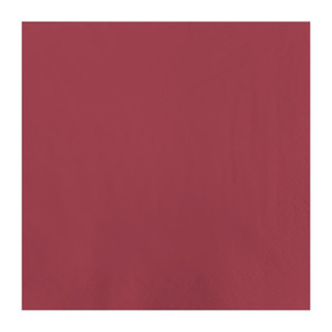 Tovagliolo di carta Bordeaux 2 veli 300 x 300 mm - Lotto da 1500 - FourniResto - Fourniresto