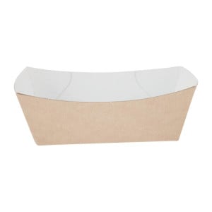 Piccolo vassoio alimentare in kraft compostabile 87 x 124 mm - Confezione da 500 - Colpac - Fourniresto