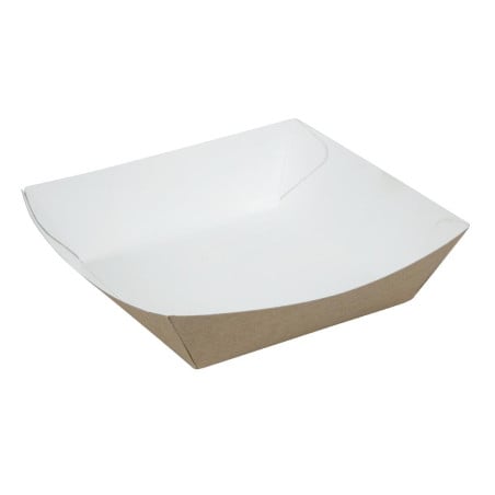 Grande Vaschetta Alimentare in Kraft Compostabile 139 x 148 mm - Lotto da 500 - Colpac - Fourniresto